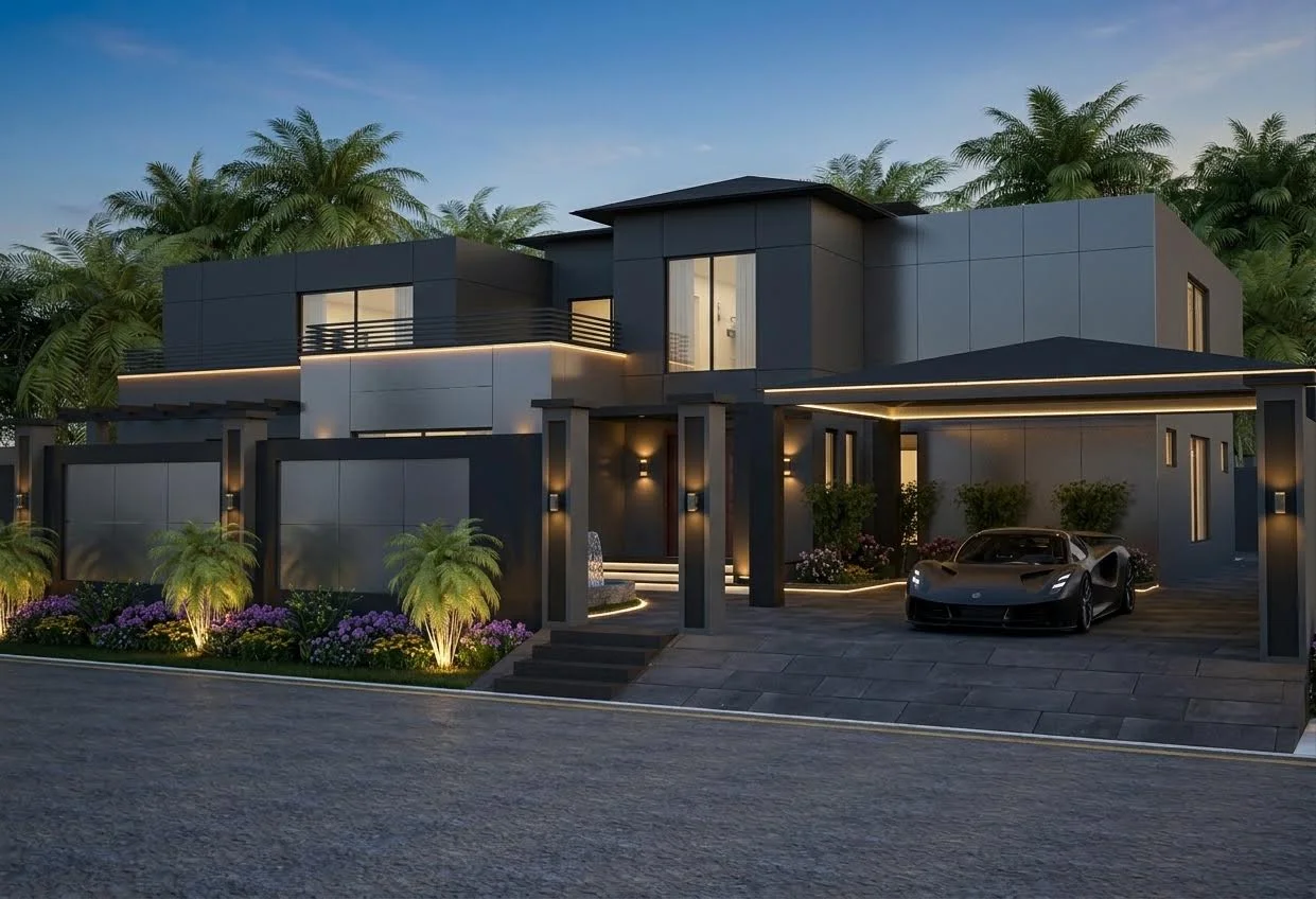 2-Kanal Modern Luxury Architectural Residence architectural case study by Auraxis Studio