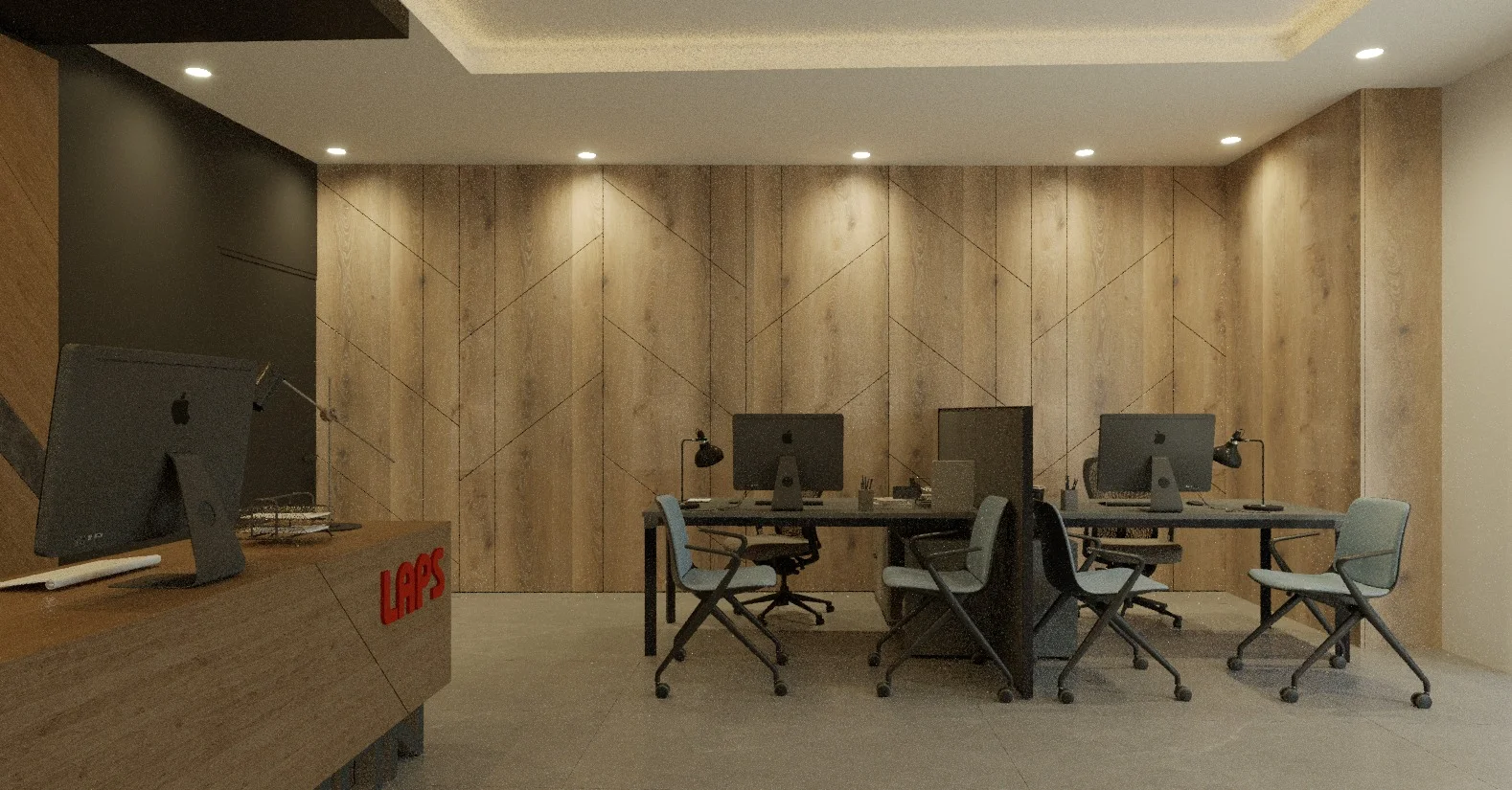 Executive office space and institutional interior design