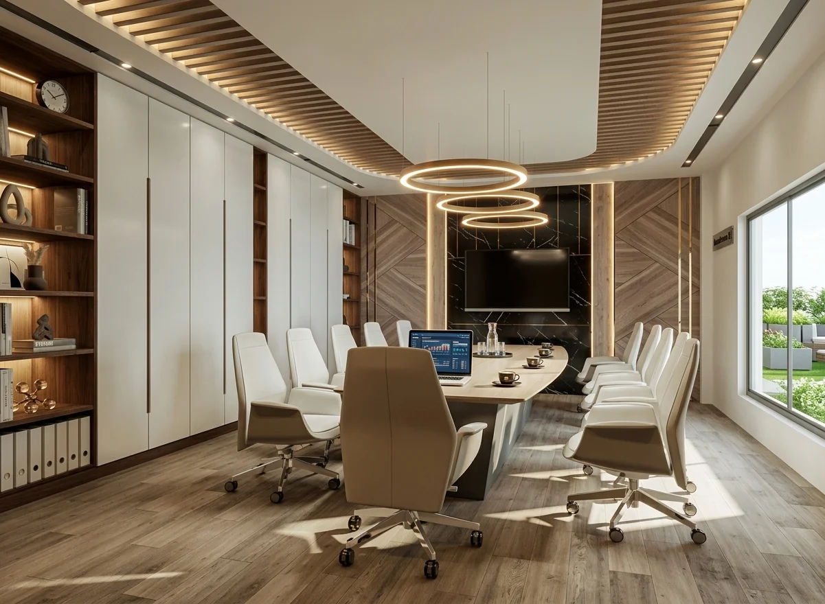 Midas Group executive media workstations and architectural lighting
