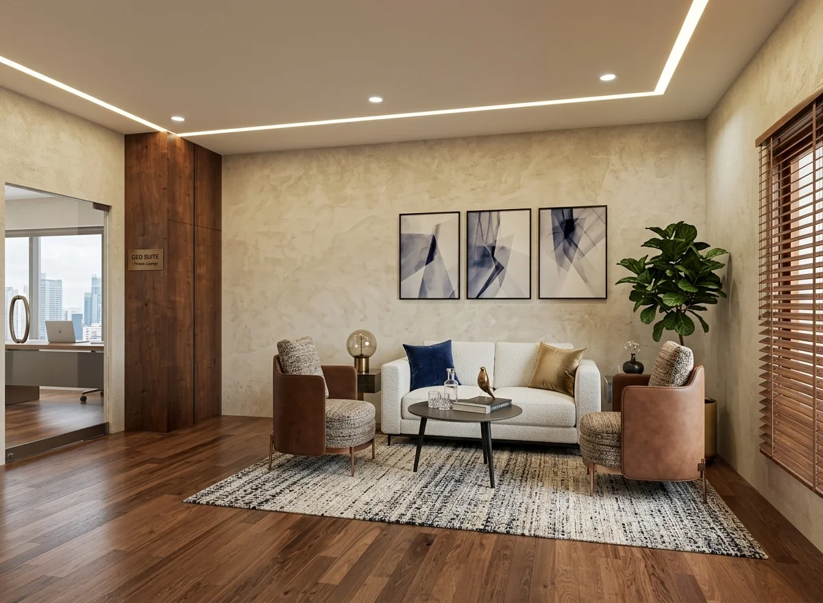 Midas Group studio lounge and media production environment