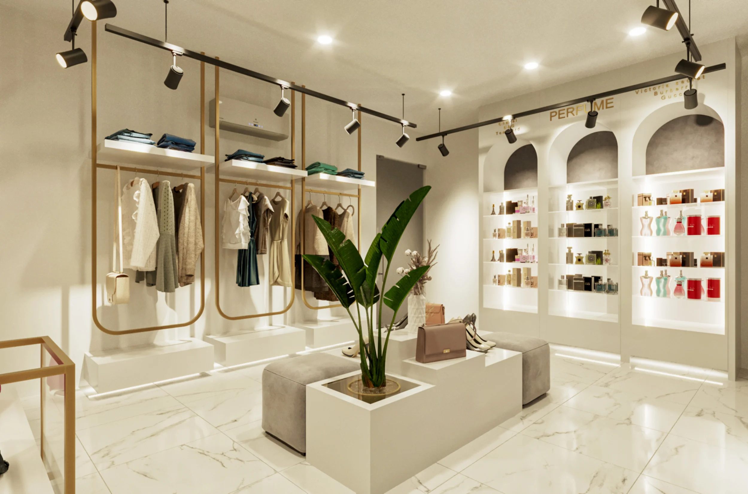 A & E Glamour architectural case study by Auraxis Studio